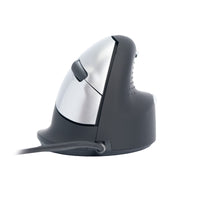 R-Go Tools Souris ergonomique R-Go HE Break avec logiciel de pause, grande (longueur de la main ≥ 185 mm), pour droitiers, filaire, noire