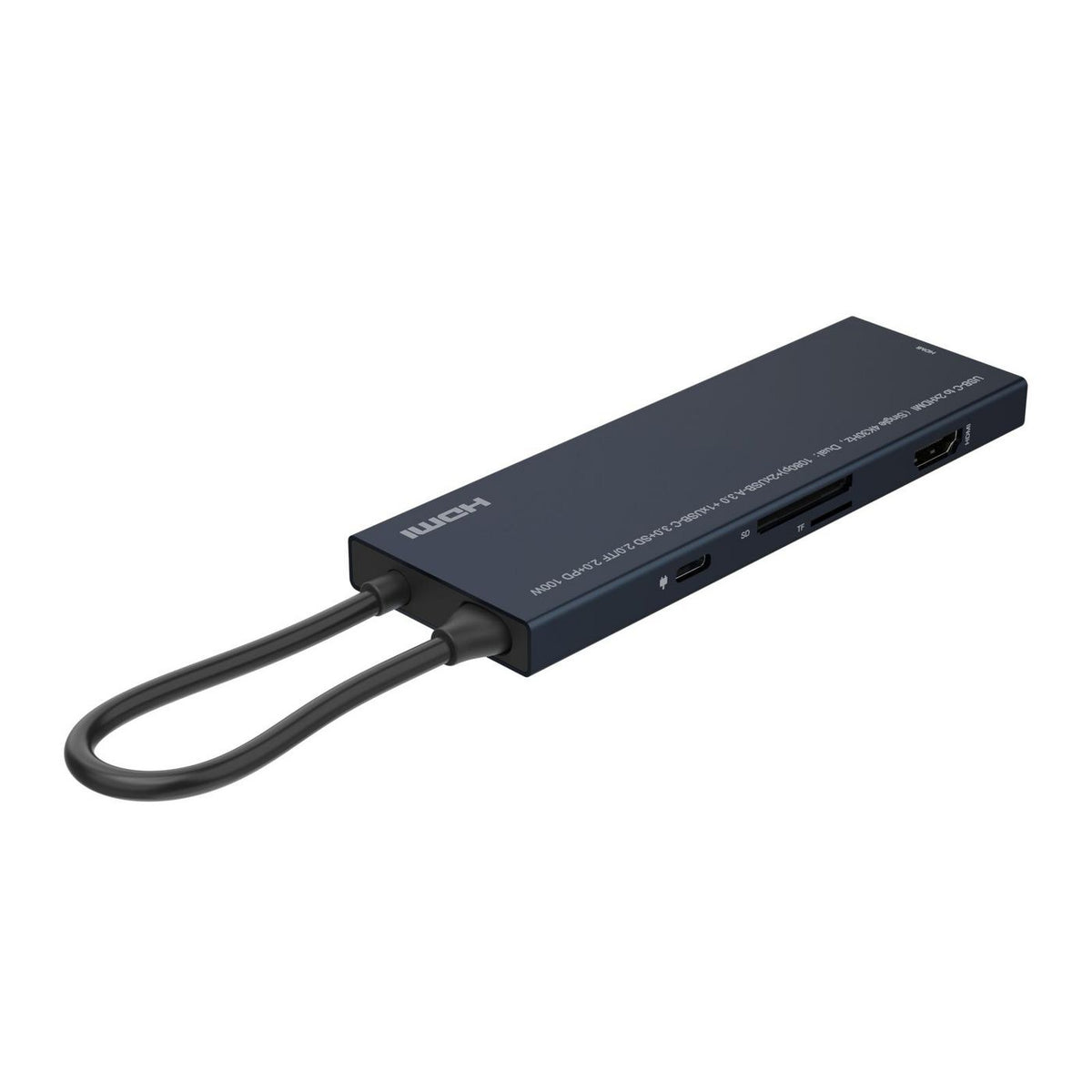 Microconnect USB3.1CCOM18 laptop-dockingstation & portreplikator Kabelgebunden Schwarz