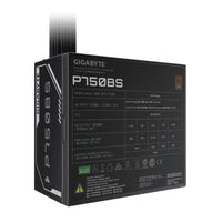 GIGABYTE P750BS Netzteil - PCI-E 6+2 Pin x 4, 80 PLUS Bronze, 120-mm-Lüfter, ATX kompatibel, EU-Stecker