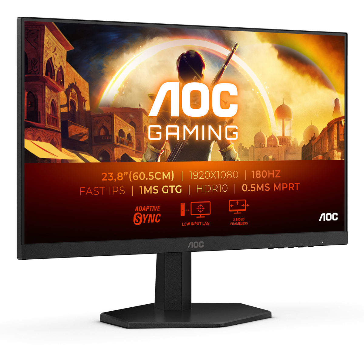 AOC G4 24G42E Computerbildschirm 60,5 cm (23.8") 1920 x 1080 Pixel Full HD LCD Schwarz
