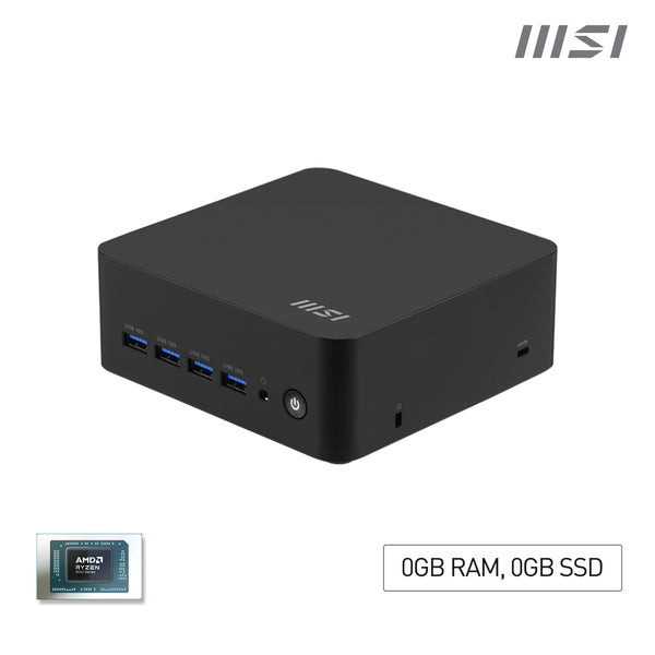 MSI Cubi Z AI 8M-004BEU USFF Noir 8945HS AMD SoC 5,2 GHz Haut-parleurs intégrés