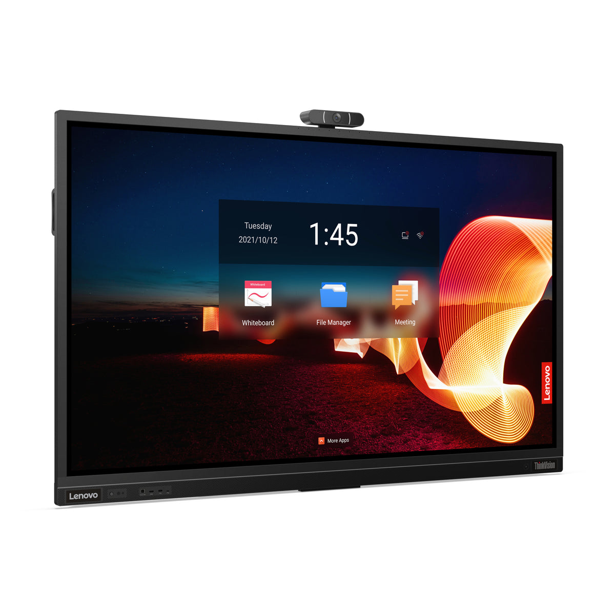 Lenovo ThinkVision T75 Computerbildschirm 190,5 cm (75") 3840 x 2160 Pixel 4K Ultra HD LED Touchscreen Schwarz