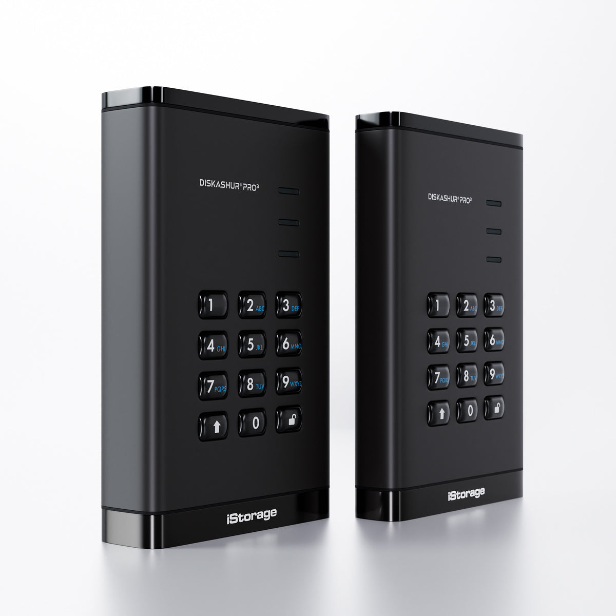 iStorage diskAshur PRO3 SSD 2 TB USB Type-A / USB Type-C 3.2 Gen 1 (3.1 Gen 1) Schwarz