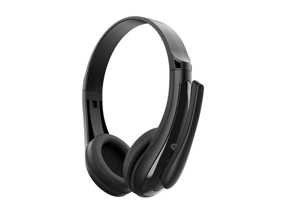 Conceptronic POLONA06B3T Stereo-Headset 3,5 mm, Geräuschreduzierendes Mikrofon