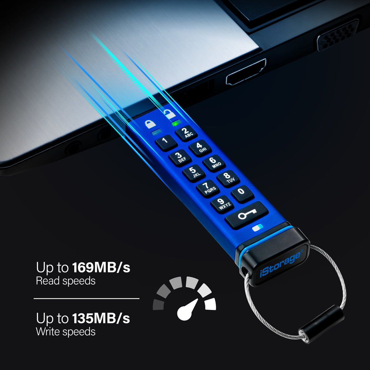 iStorage datAshur Pro USB3 256-bit 4GB