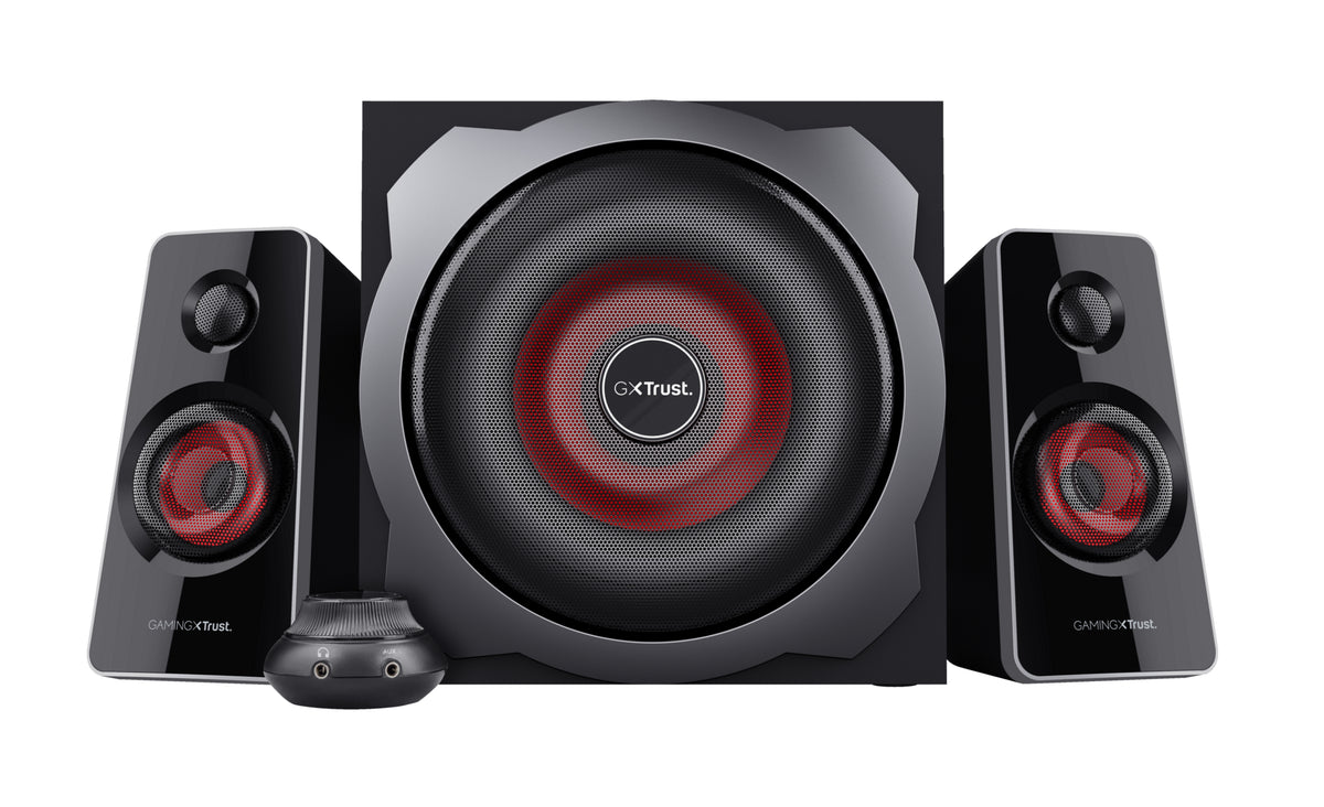 Trust GXT 38 2.1 Lautsprecherset 60 W Universal Schwarz 2.1 Kanäle 15 W