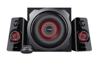 Trust GXT 38 2.1 Lautsprecherset 60 W Universal Schwarz 2.1 Kanäle 15 W
