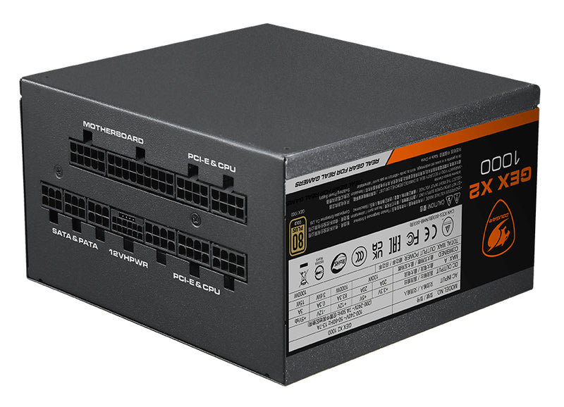 COUGAR Netzteil GEX X2 1000W ATX 3.1 / 80 Plus Gold / Modular