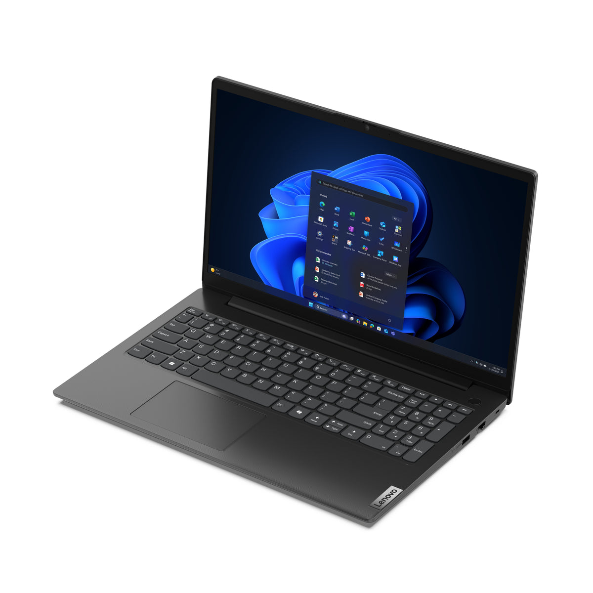 Lenovo V15 G6 ARP AMD Ryzen™ 7 170 Laptop 39,6 cm (15.6") Full HD 16 GB DDR5-SDRAM 512 GB SSD Wi-Fi 6 (802.11ax) Windows 11 Pro Deutsch Schwarz