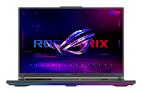 ASUS ROG Strix G18 G814PP-S8014W AMD Ryzen™ 9 8940HX Laptop 45,7 cm (18") WUXGA 32 GB DDR5-SDRAM 1 TB SSD NVIDIA GeForce RTX 5070 Wi-Fi 6E (802.11ax) Windows 11 Home Schwarz, Grau