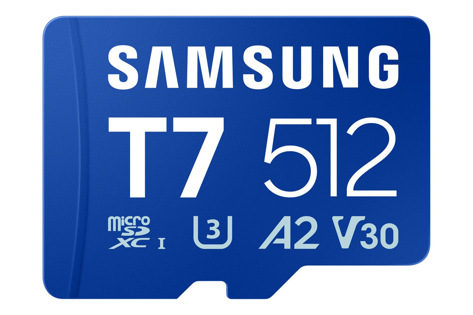 Carte mémoire Samsung T7 microSDXC™ UHS-I - 512 Go