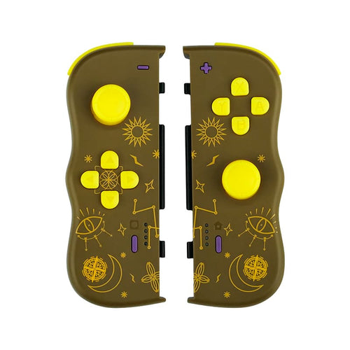 Lexip JVASWI00102 Gaming-Controller Braun, Gelb Bluetooth Gamepad Analog / Digital Nintendo Switch, Nintendo Switch OLED