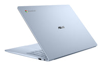 ASUS Chromebook CM14 CM1406CM4A-LY0052 MediaTek Kompanio Kompanio 540 35,6 cm (14") WUXGA 8 GB LPDDR5x-SDRAM 128 GB eMMC Wi-Fi 6E (802.11ax) ChromeOS Blau QWERTZ Deutsch