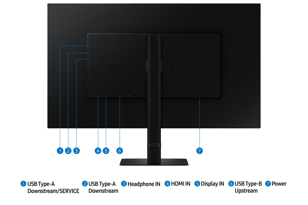 Samsung S60D Computerbildschirm 81,3 cm (32") 2560 x 1440 Pixel Quad HD LCD Schwarz