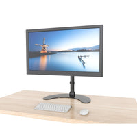 Techly Desk Stand for 1 Monitor 13 "-27" with Base h.400mm ICA-LCD 3400 68,6 cm (27") Tisch/Bank Schwarz