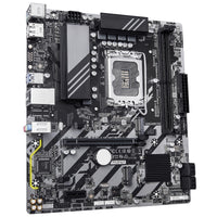 GIGABYTE B860M E Mainboard - Intel Core Ultra Series CPUs, 4+1+2 Phasen VRM, bis zu 8800MHz DDR5 (O.C), 2xPCIe 4.0 M.2, 1GbE LAN, USB 3.2 Gen 1