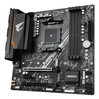 GIGABYTE B550M AORUS ELITE Mainboard – AMD Ryzen 5000 CPUs, 5+3 Phasen VRM, bis zu 4733 MHz DDR4, 1xPCIe 4.0 + 1xPCIe 3.0 M.2, 1GbE LAN, USB 3.2 Gen 1