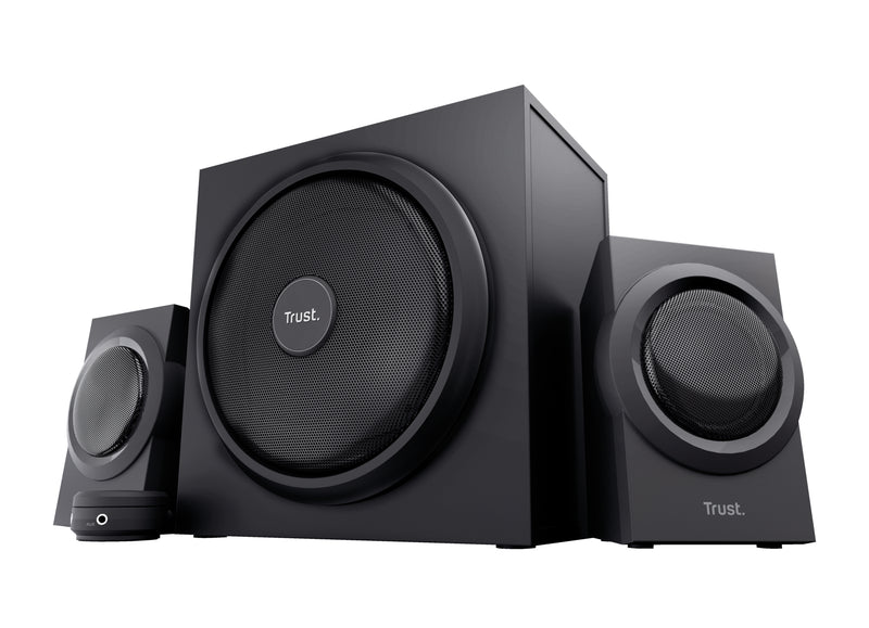 Trust Yuri Lautsprecherset 60 W Universal Schwarz 2.1 Kanäle 1-Weg 15 W