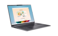Acer Aspire 16 AI NX.JLNEG.00A laptop Copilot+ PC Snapdragon X1-26-100 40,6 cm (16") WUXGA 32 GB LPDDR5x-SDRAM 1 TB SSD Wi-Fi 7 (802.11be) Windows 11 Home Deutsch Grau