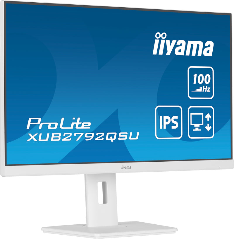 iiyama ProLite XUB2792QSU-W6 Computerbildschirm 68,6 cm (27") 2560 x 1440 Pixel Quad HD LED Weiß