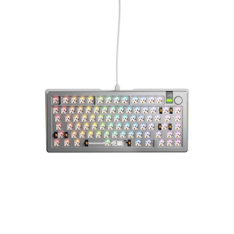 Glorious Gaming GMMK 3 PRO 75% Barebones Tastatur Haus USB Nein Silber