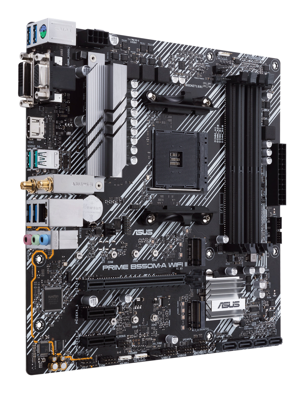 ASUS PRIME B550M-A WIFI II AMD B550 Sockel AM4 micro ATX
