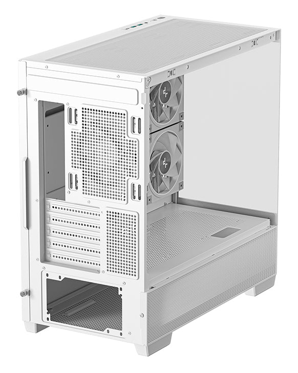 DeepCool CG380 3F WH Midi Tower Weiß
