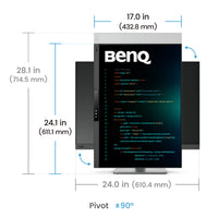 BenQ RD280UG Computerbildschirm 71,6 cm (28.2") 3840 x 2560 Pixel 4K Ultra HD Schwarz