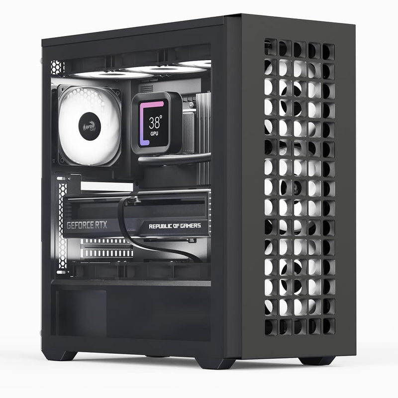 Aerocool D502A Midi Tower Schwarz