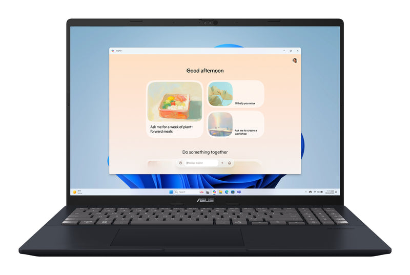 ASUS Vivobook 16 X1607CA-MB110W Intel Core Ultra 5 225H Laptop 40,6 cm (16") WUXGA 16 GB DDR5-SDRAM 512 GB SSD Wi-Fi 6 (802.11ax) Windows 11 Home Blau