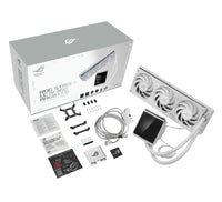 ASUS ROG Strix LC IV 360 ARGB LCD White Edition Prozessor Flüssigkeitskühlung 12 cm Weiß