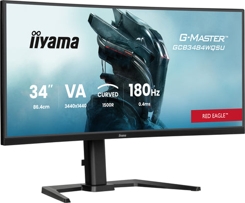 iiyama G-MASTER GCB3484WQSU-B1 Computerbildschirm 86,4 cm (34") 3440 x 1440 Pixel UltraWide Quad HD LED Schwarz