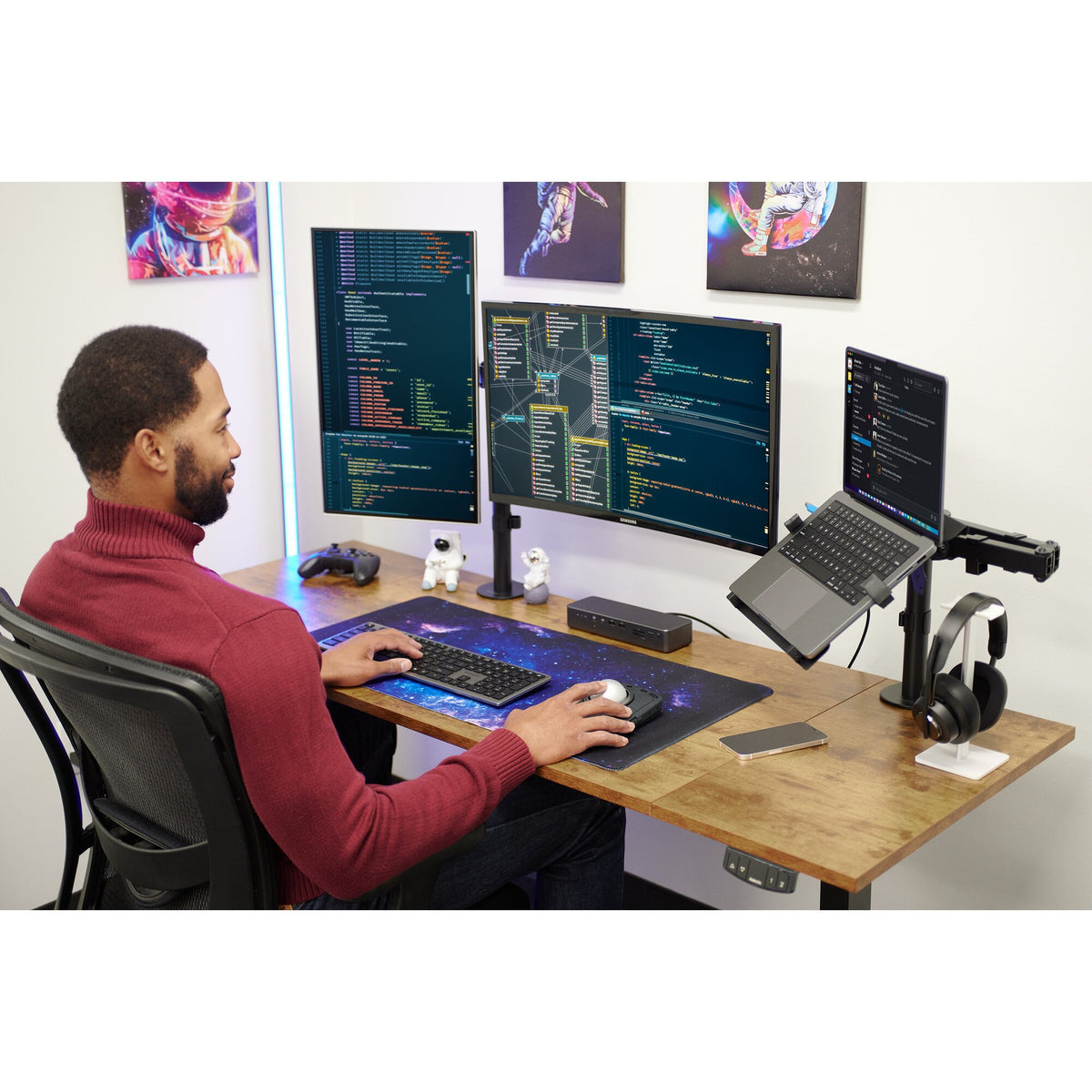 Kensington KB535 EQ Tastatur RF Wireless + Bluetooth Grau