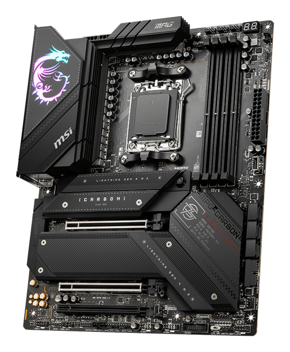 MSI MPG X670E CARBON WIFI Motherboard AMD X670 Sockel AM5 ATX