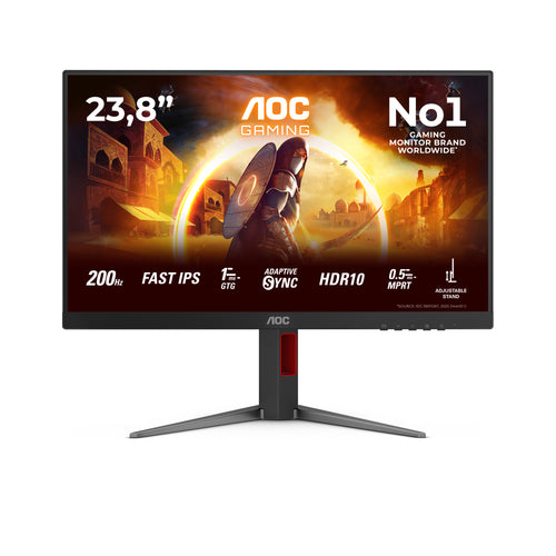 AOC G4 24G4HA Computerbildschirm 60,5 cm (23.8") 1920 x 1080 Pixel Full HD LED Schwarz, Rot