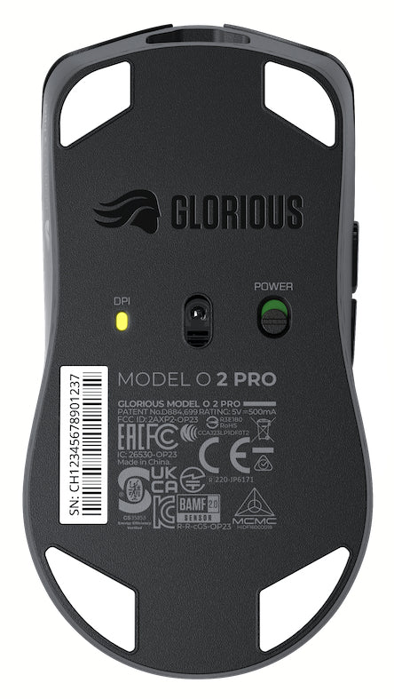 Glorious Gaming Model O 2 PRO Wireless Maus rechts RF Wireless Optisch 26000 DPI