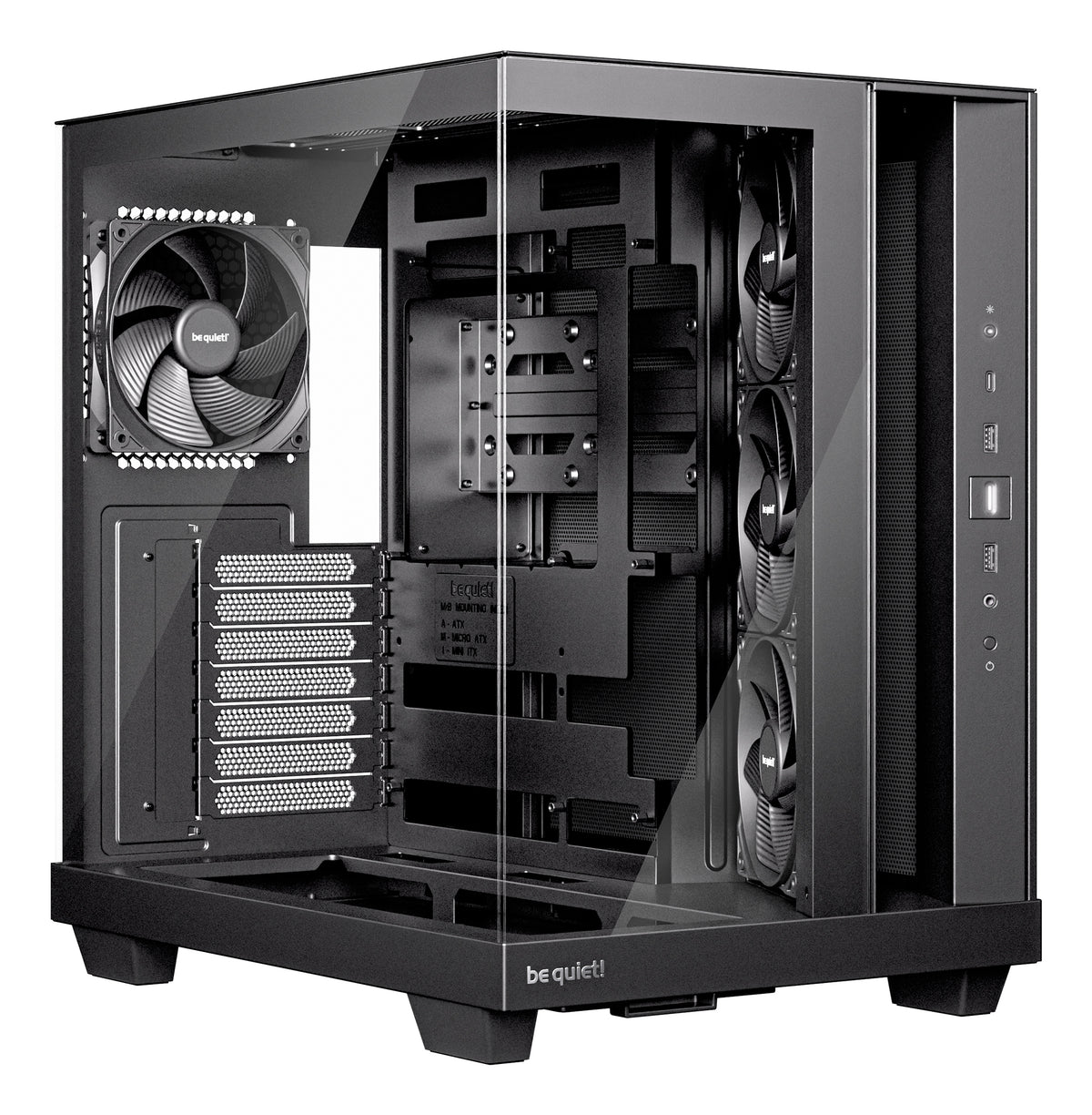 be quiet! Light Base 500 Midi Tower Schwarz