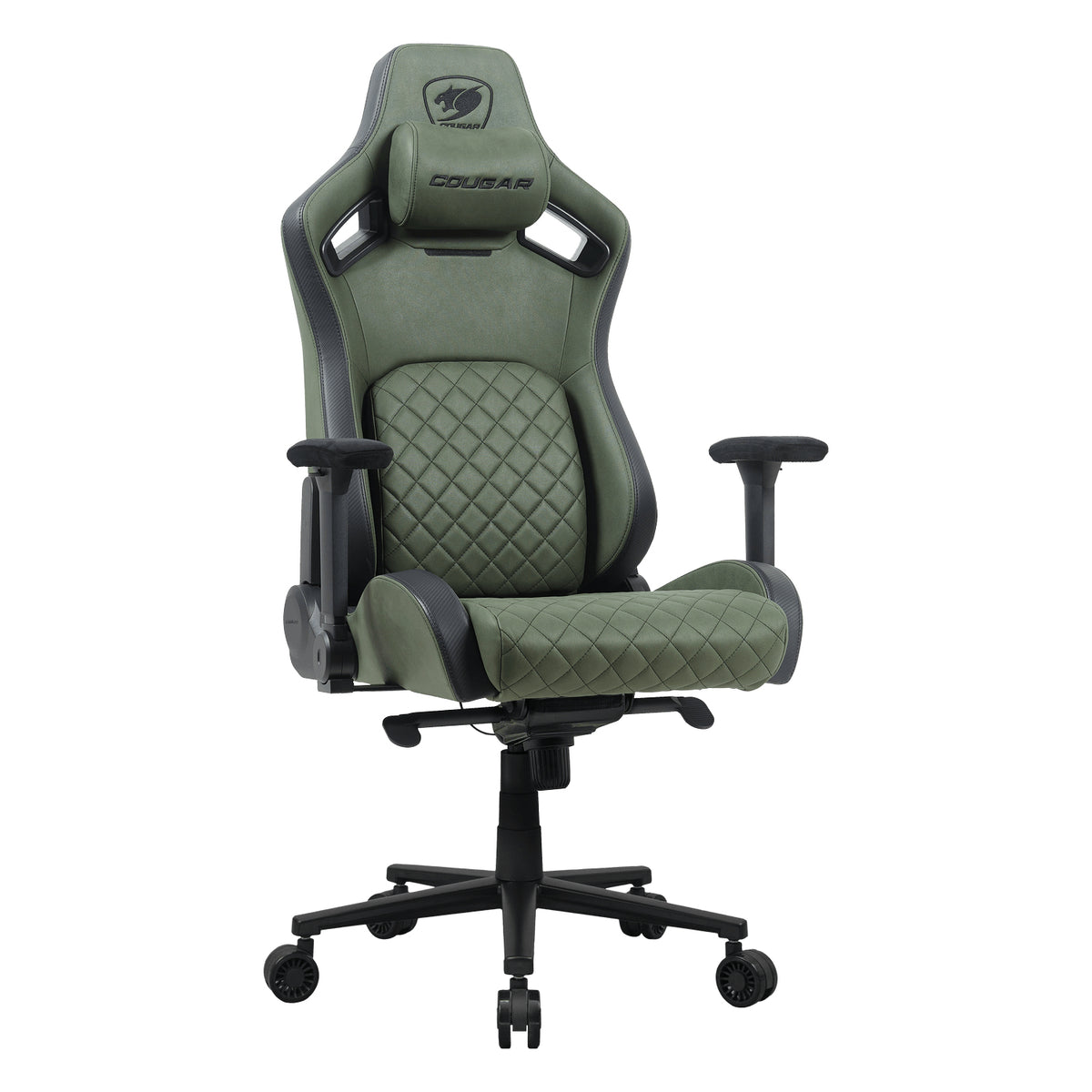 COUGAR DEFENSOR S ARMY GREEN F Universal-Gamingstuhl Gepolsterter Sitz Grün