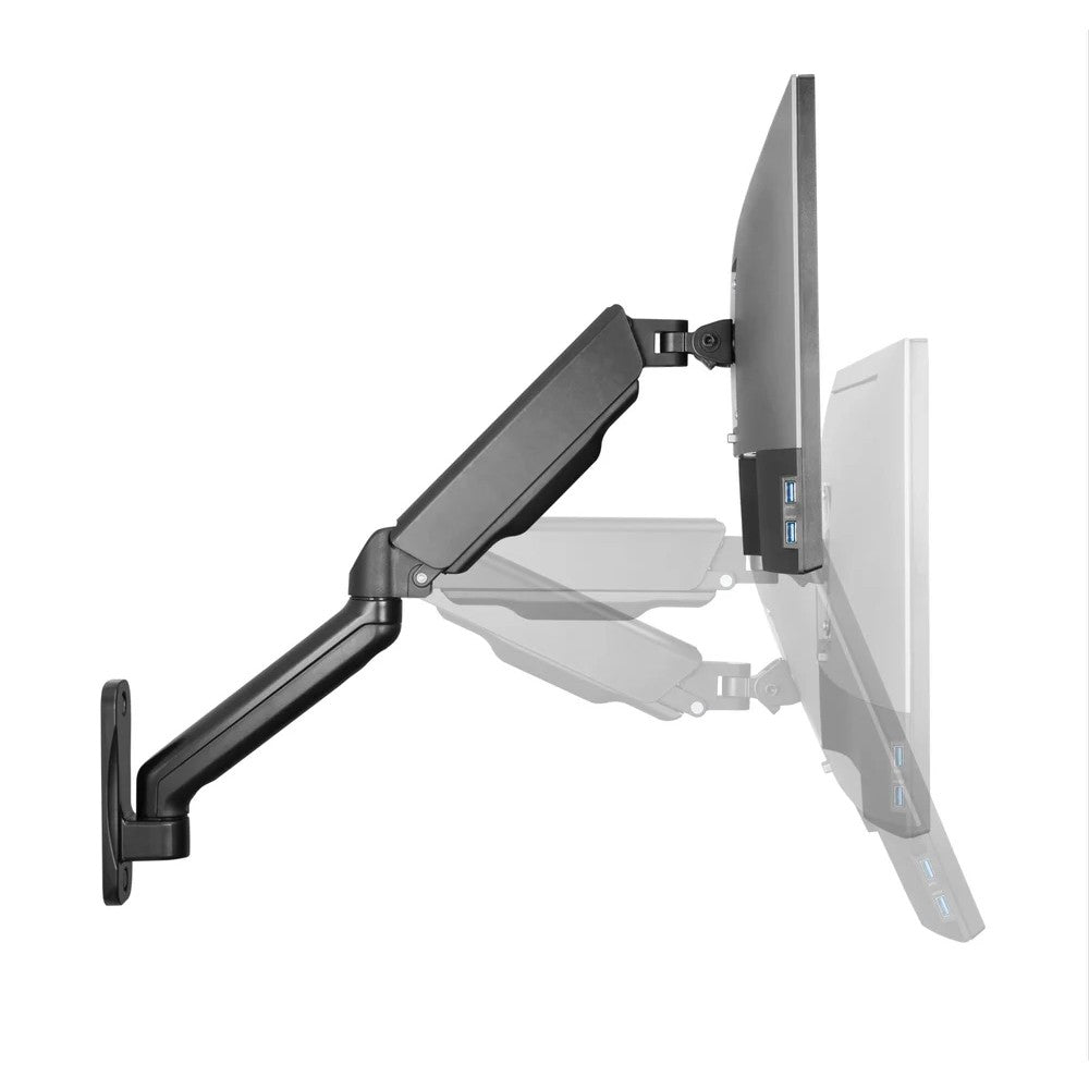 Techly ICA-LCD G112E Flachbildschirm-Tischhalterung 81,3 cm (32") Wand Schwarz
