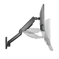 Techly ICA-LCD G112E Flachbildschirm-Tischhalterung 81,3 cm (32") Wand Schwarz
