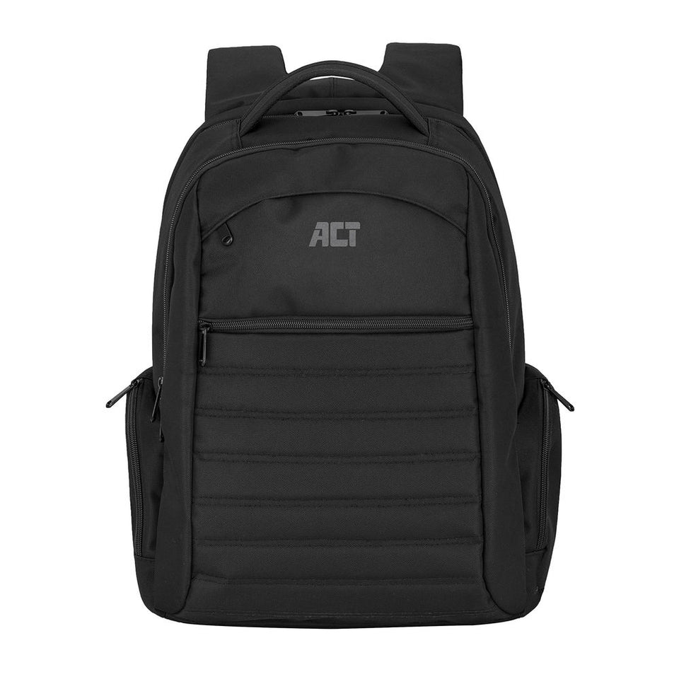 ACT Urban Laptop-Rucksack 17,3", hergestellt aus recycelten Plastikflaschen
