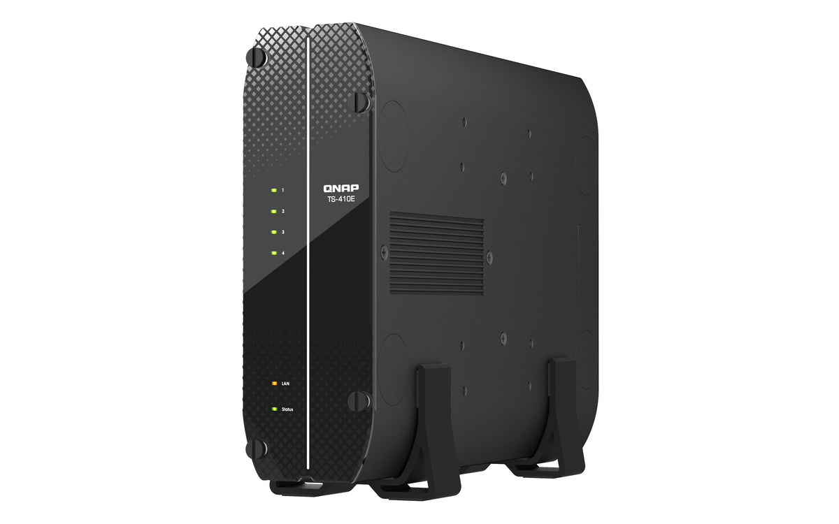QNAP TS-410E NAS Tower Intel® Celeron® J6412 8 GB 0 TB QNAP QTS Schwarz