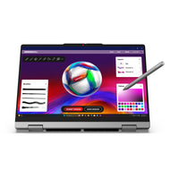 Lenovo IdeaPad 5 2-in-1 14AGP11 Copilot+ PC AMD Ryzen AI 7 445 Hybrid (2-in-1) 35,6 cm (14") Touchscreen WUXGA 16 GB DDR5-SDRAM 512 GB SSD Wi-Fi 7 (802.11be) Windows 11 Home Deutsch Grau
