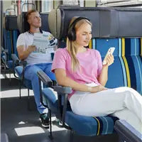 Hama 00184160 Kopfhörer & Headset Verkabelt & Kabellos Kopfband Anrufe/Musik USB Typ-C Bluetooth Schwarz, Blau
