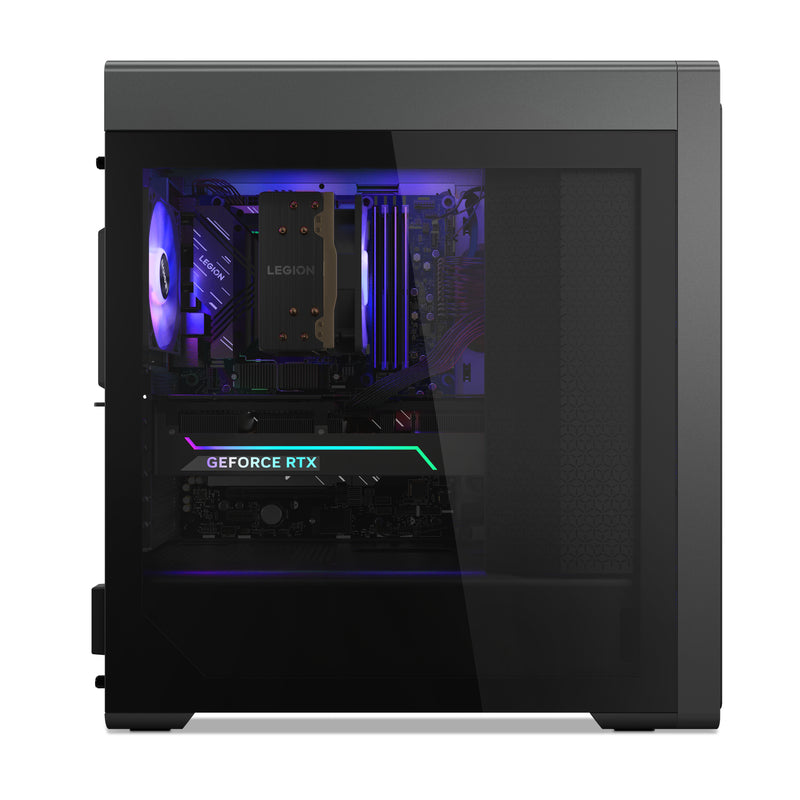Lenovo Legion T7 34IAS10 Intel Core Ultra 7 265K 32 GB DDR5-SDRAM 1 TB SSD NVIDIA GeForce RTX 5070 Ti Windows 11 Home Tower PC Grau