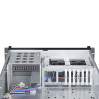 Chieftec UNC-410S-B-U3 Computer-Gehäuse Rack Schwarz 400 W