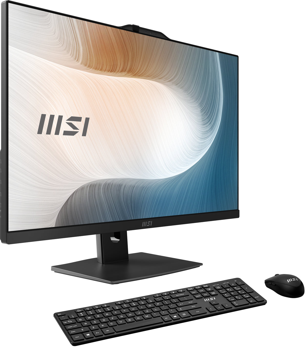 MSI Modern AM242P 1M-1871AT All-in-One PC/Workstation Intel Core 3 100U 60,5 cm (23.8") 1920 x 1080 Pixel All-in-One-PC 16 GB DDR5-SDRAM 256 GB SSD Windows 11 Pro Wi-Fi 6E (802.11ax) Schwarz