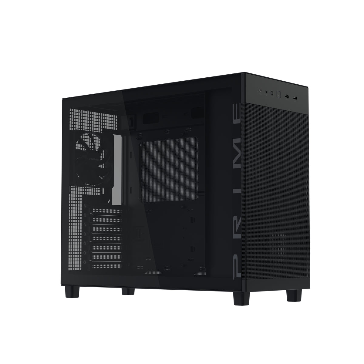 ASUS PRIME AP303 TG Black Midi Tower Schwarz