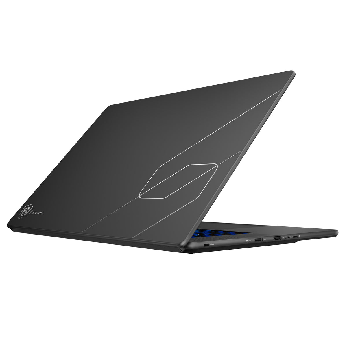 MSI Stealth 16 AI+ B3WGX-015FR Copilot+ PC Intel Core Ultra 9 386H Laptop 40,6 cm (16") Quad HD+ 32 GB DDR5-SDRAM 1 TB SSD NVIDIA GeForce RTX 5070 Wi-Fi 7 (802.11be) Windows 11 Pro Schwarz AZERTY Französisch