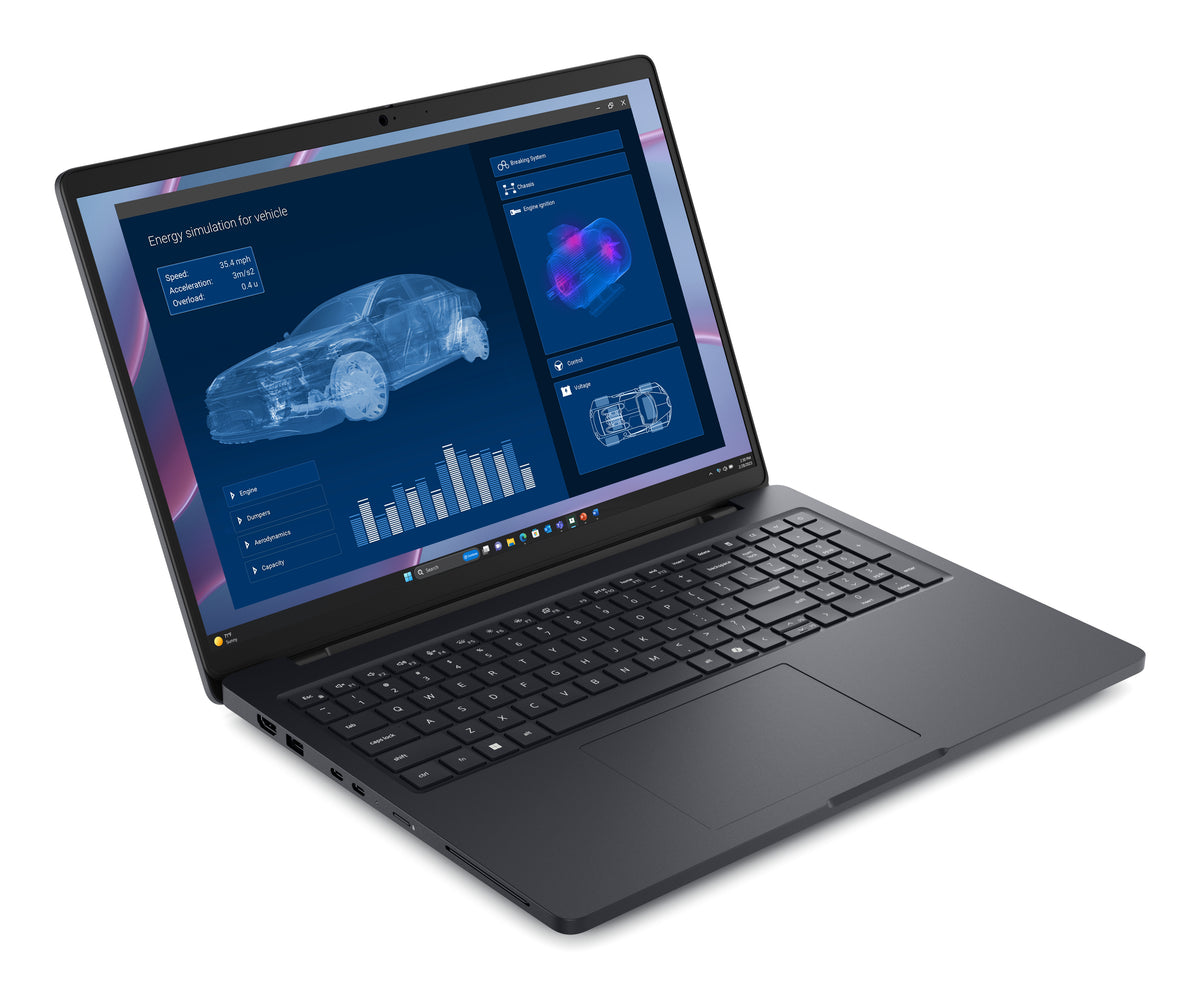 DELL Pro Max 16 MC16255 Copilot+ PC AMD Ryzen AI 7 PRO PRO 350 Mobiler Arbeitsplatz 40,6 cm (16") Full HD+ 32 GB LPDDR5x-SDRAM 512 GB SSD NVIDIA RTX PRO 500 Blackwell Wi-Fi 7 (802.11be) Windows 11 Pro Deutsch Schwarz